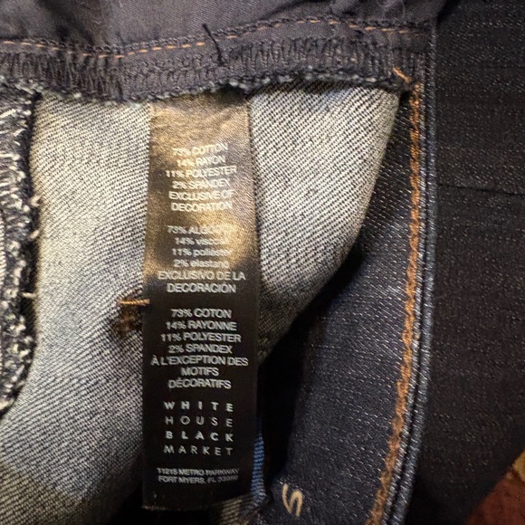 The Skinny Flare Blue Denim Jeans Women's 0 - Picture 7 of 8